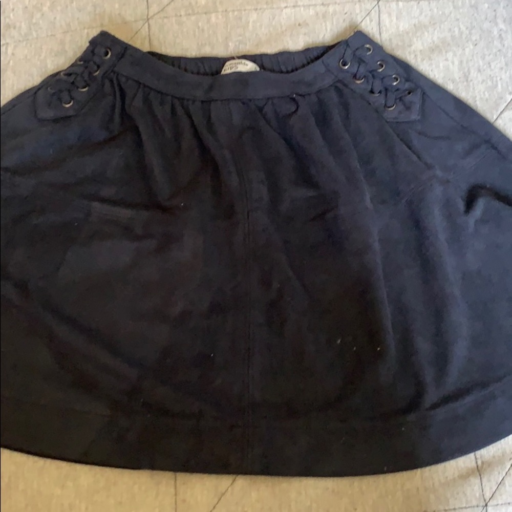 Dark blue winter skirt